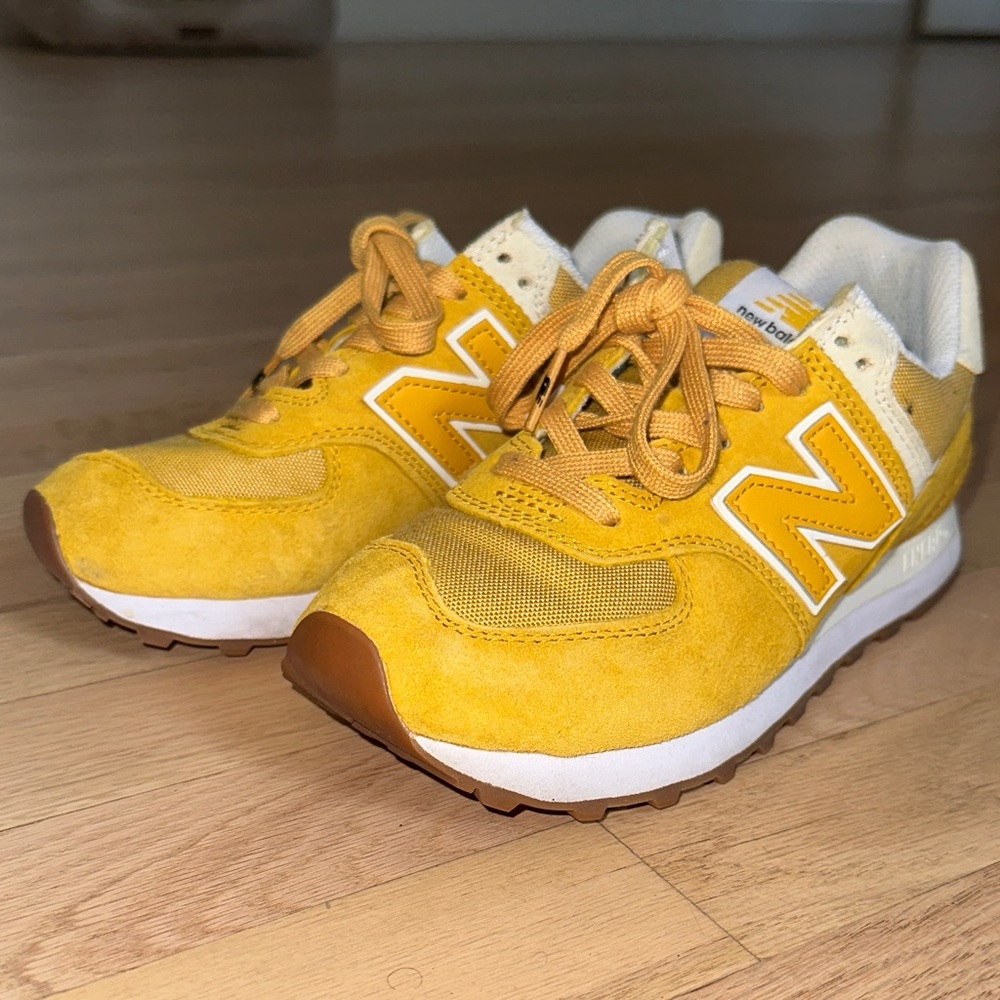 New Balance Women Sneakers in Bright Yellow